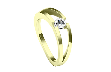 elegantní zásnubní prsten Verona 2